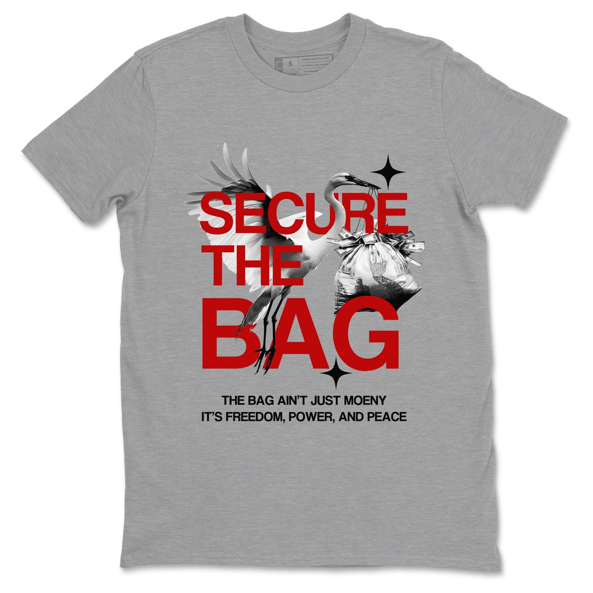 Secure The Bag Sneaker Tees - Air Jordan 11 Bred