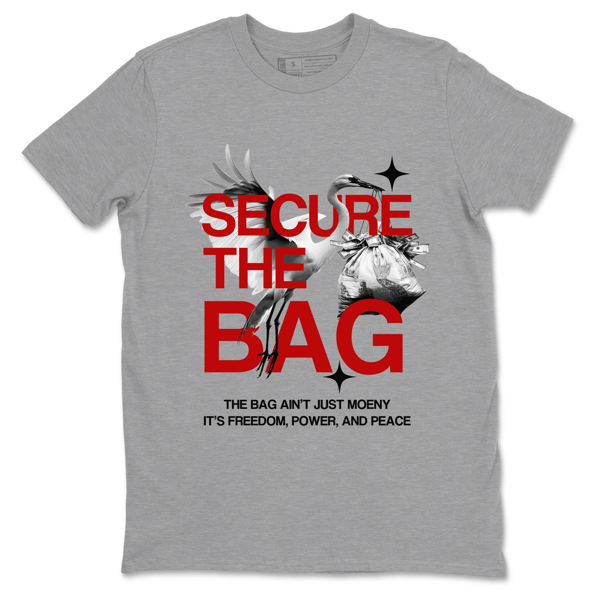 Secure The Bag Sneaker Tees - Air Jordan 11 Bred