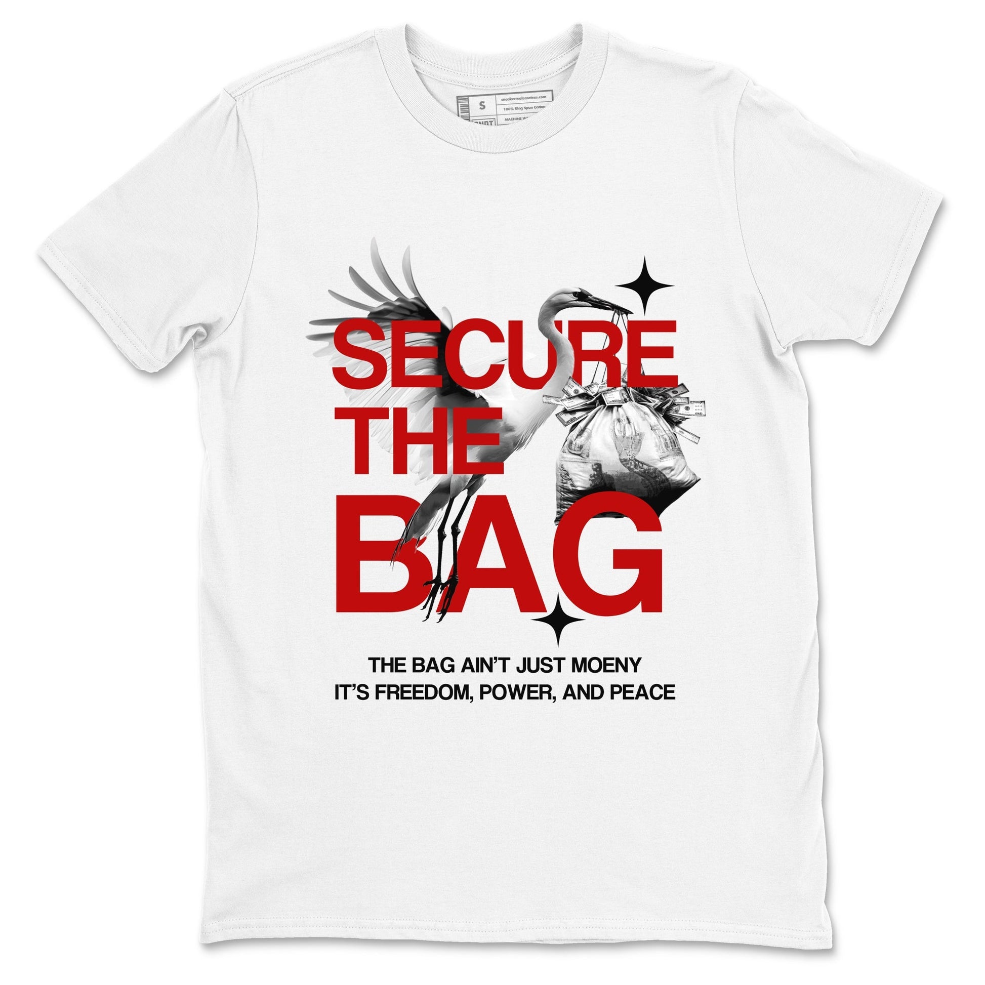Secure The Bag Sneaker Tees - Air Jordan 11 Bred