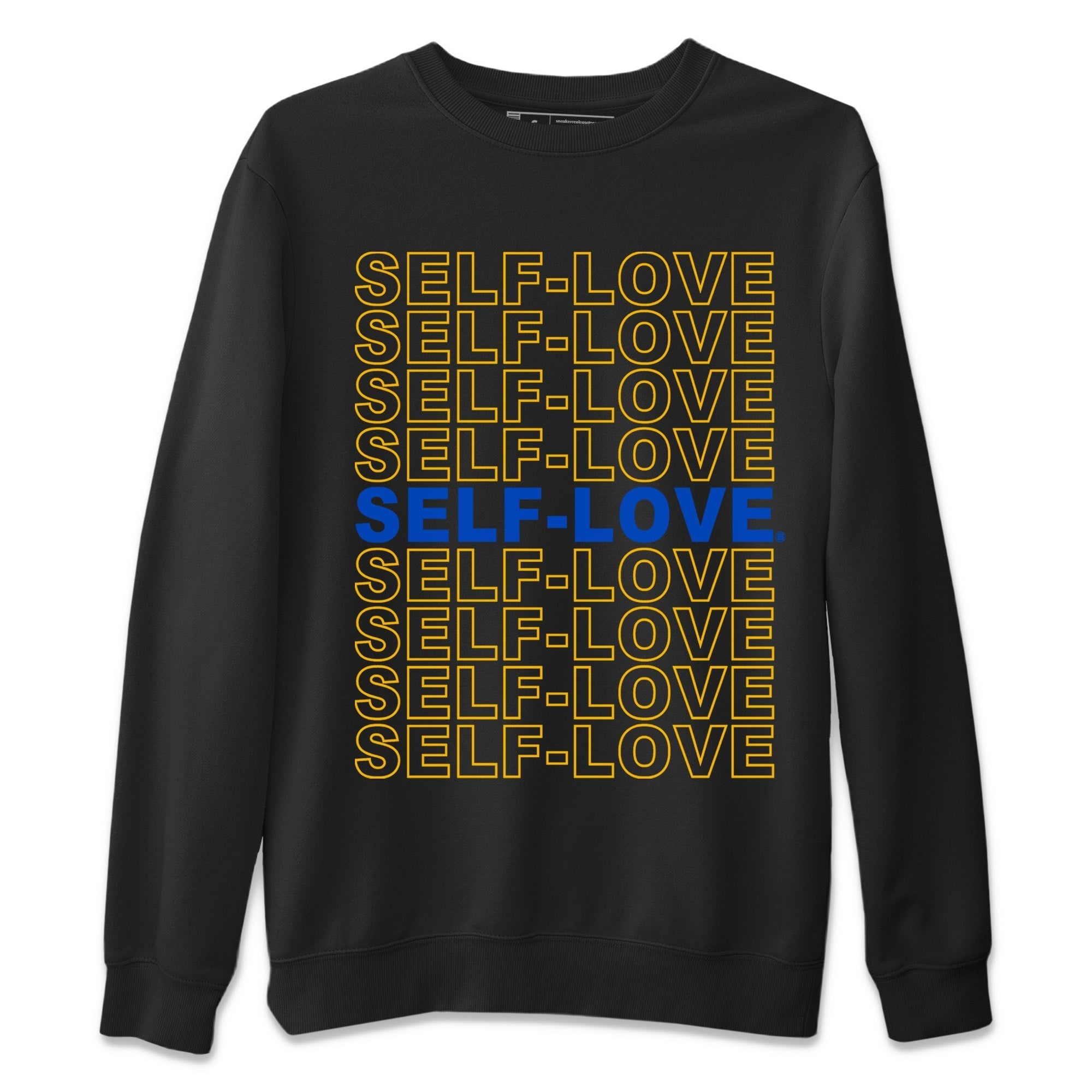Self Love Unisex Tops - Air Jordan 1 Game Royal Varsity Maize