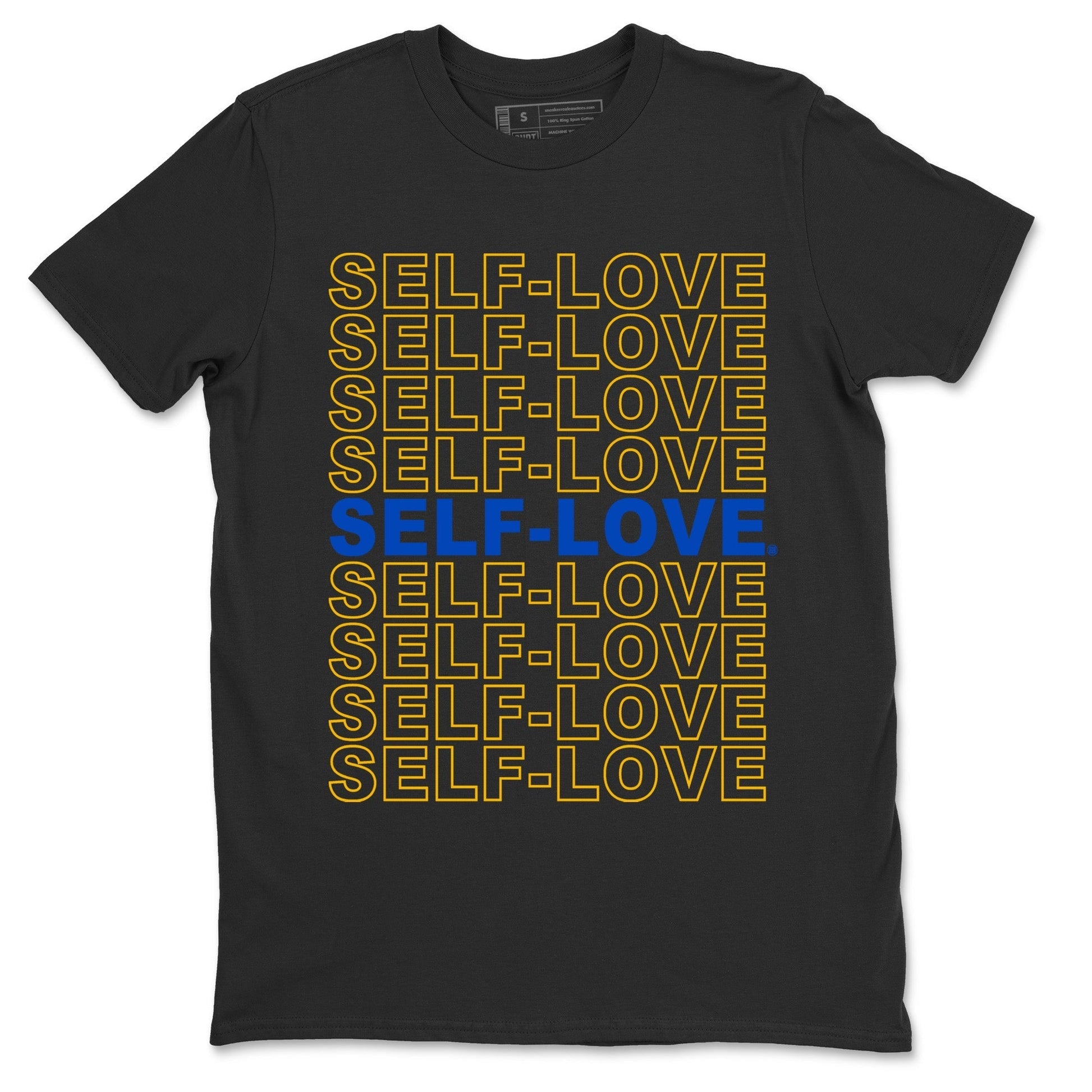 Self Love Unisex Tops - Air Jordan 1 Game Royal Varsity Maize