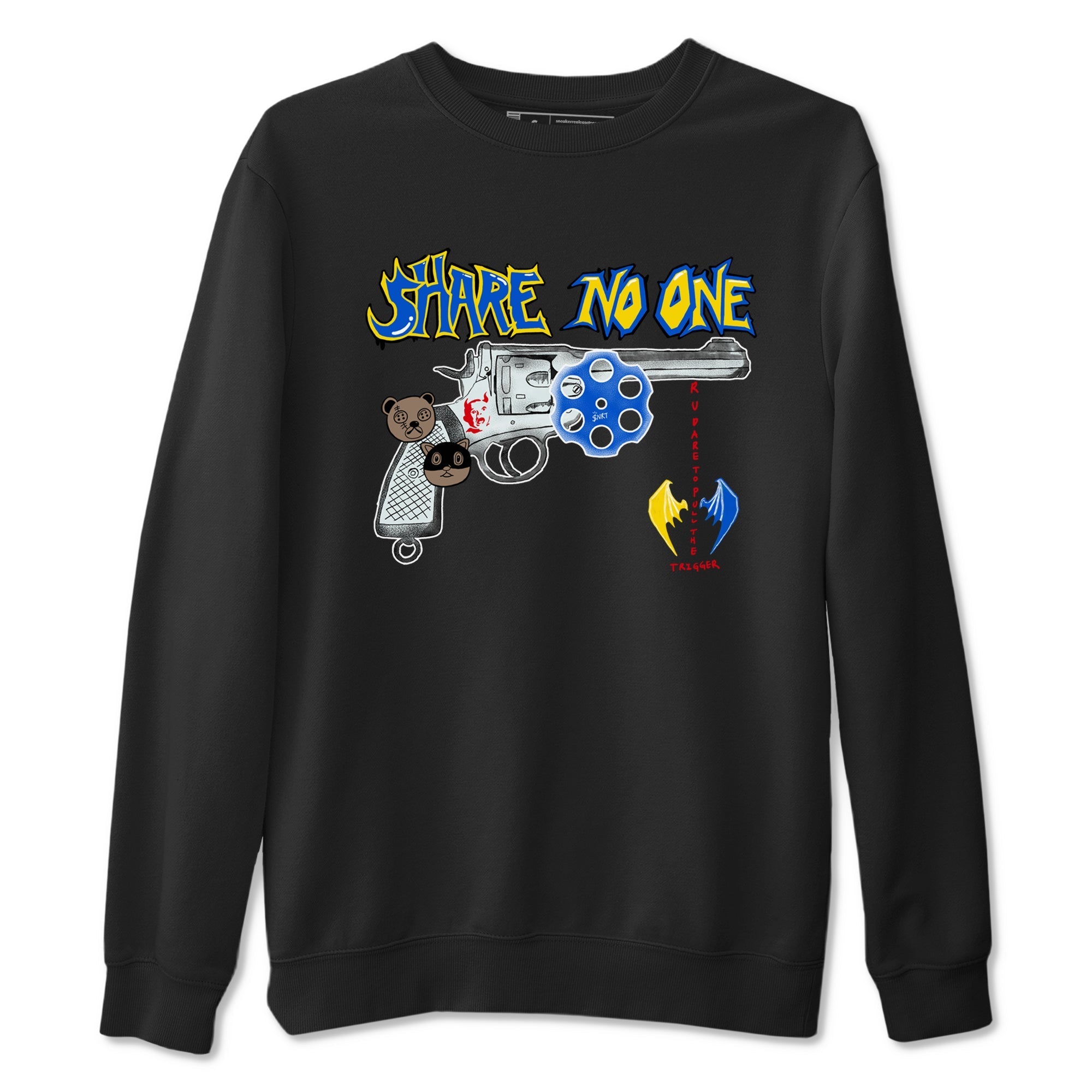 Share No One Sneaker Tees - Air Jordan 1 Travis Scott Canary