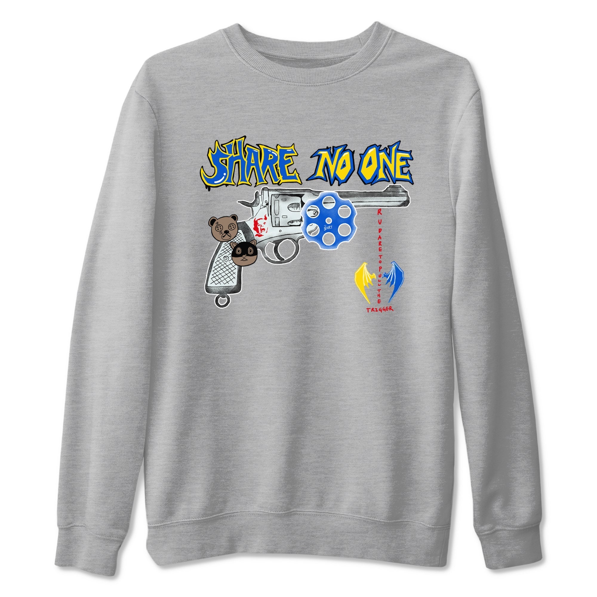 Share No One Sneaker Tees - Air Jordan 1 Travis Scott Canary