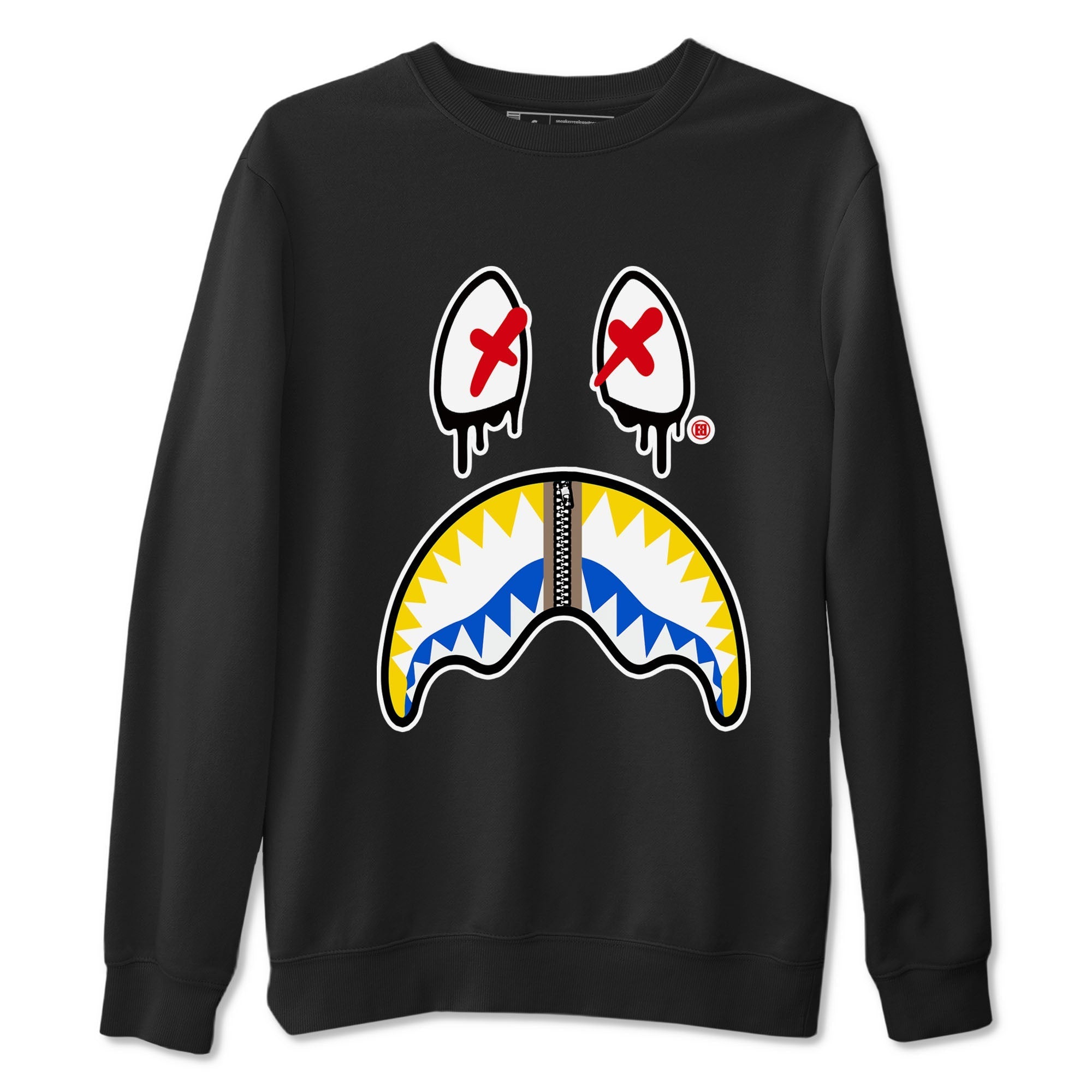 Shark Face Sneaker Tees - Air Jordan 1 Travis Scott Canary