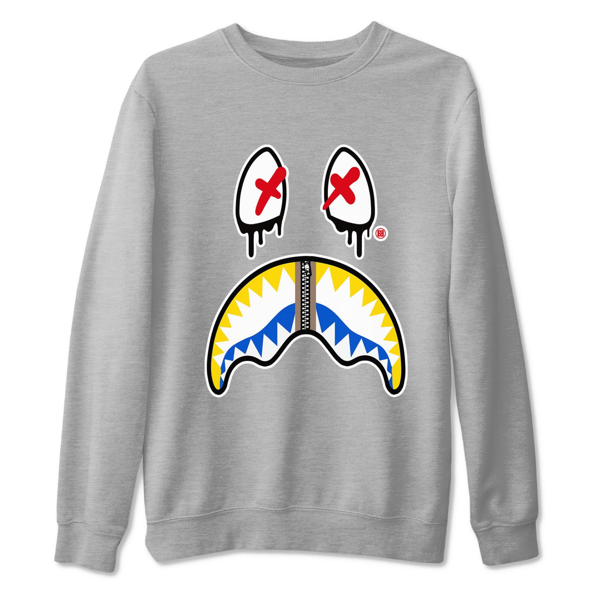 Shark Face Sneaker Tees - Air Jordan 1 Travis Scott Canary
