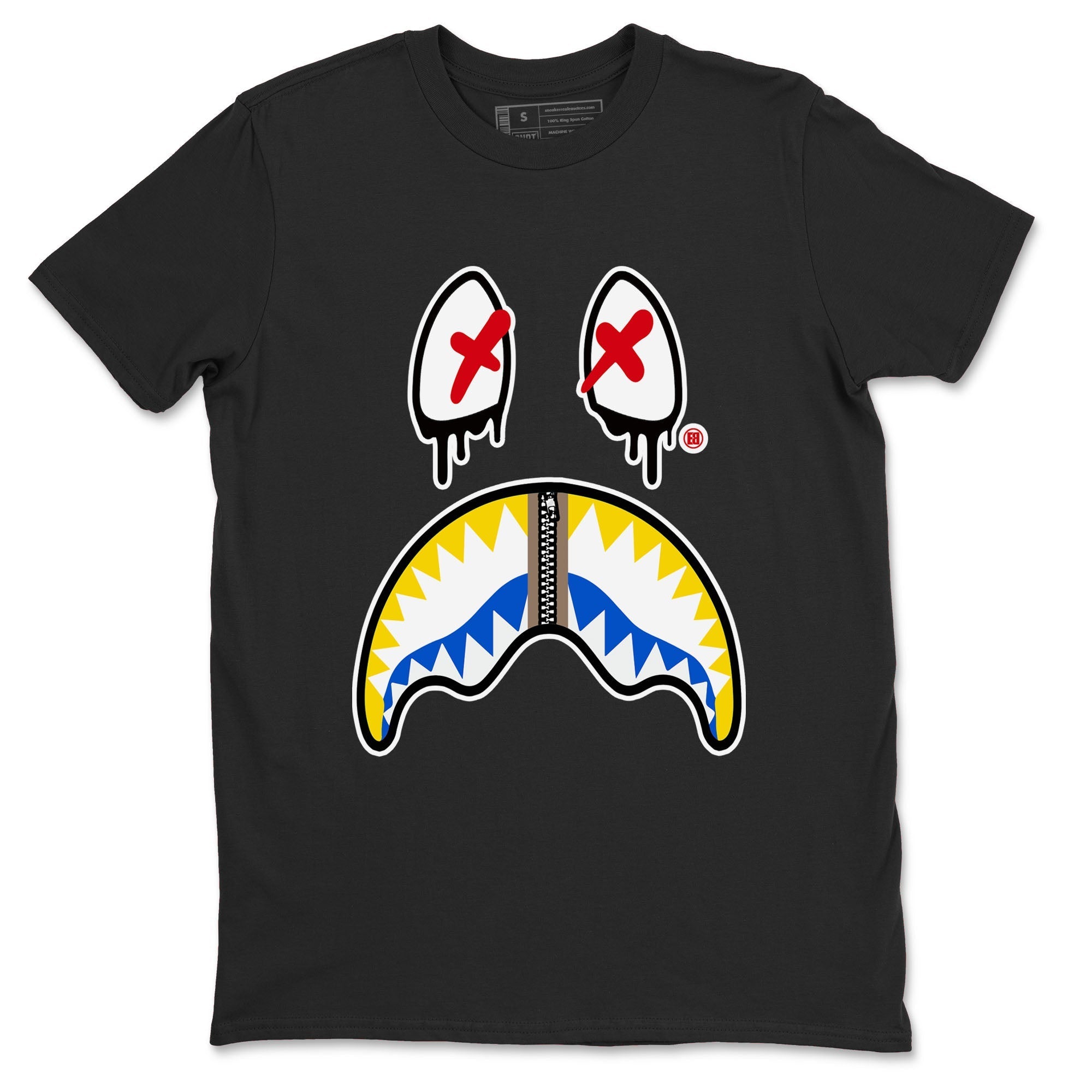 Shark Face Sneaker Tees - Air Jordan 1 Travis Scott Canary