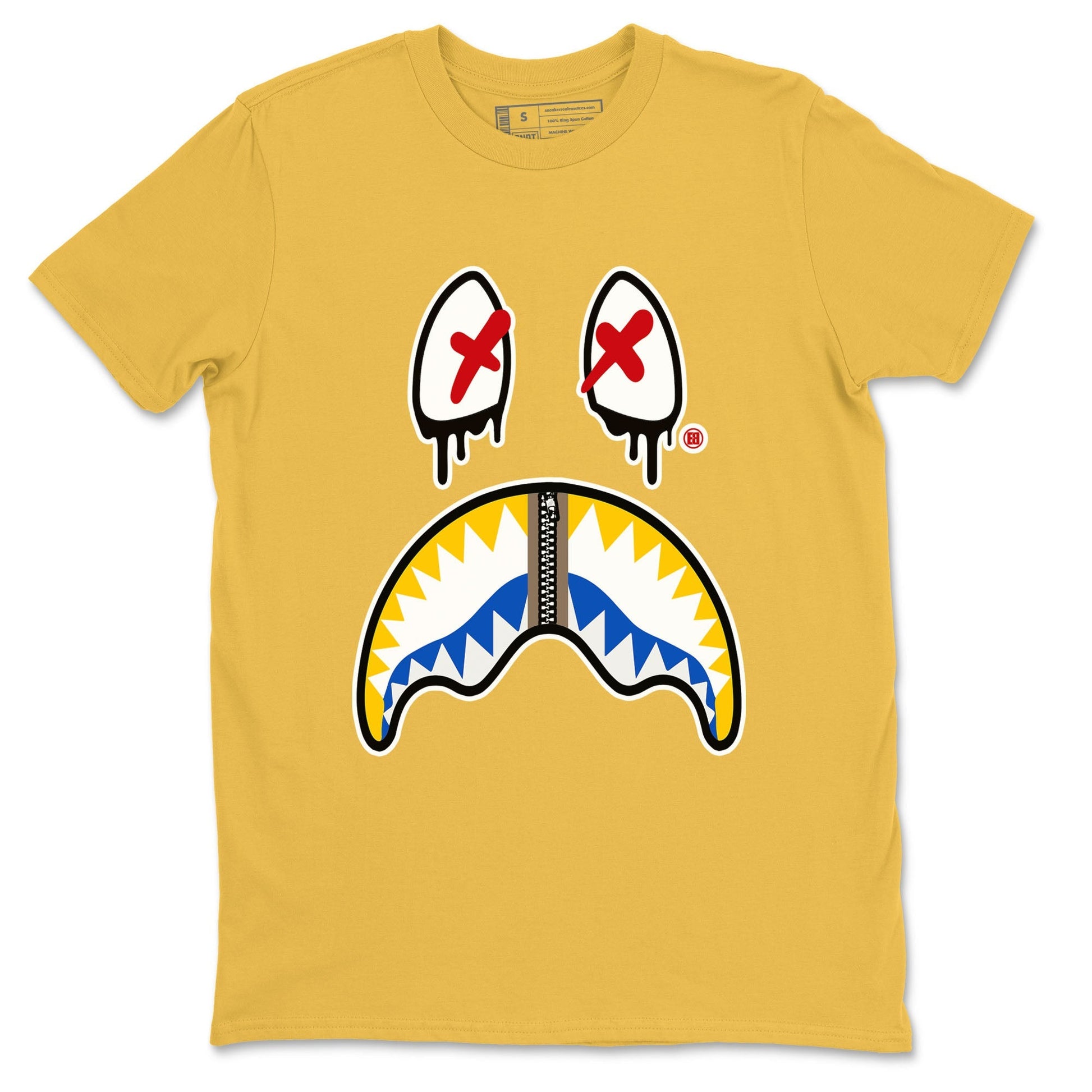 Shark Face Sneaker Tees - Air Jordan 1 Travis Scott Canary