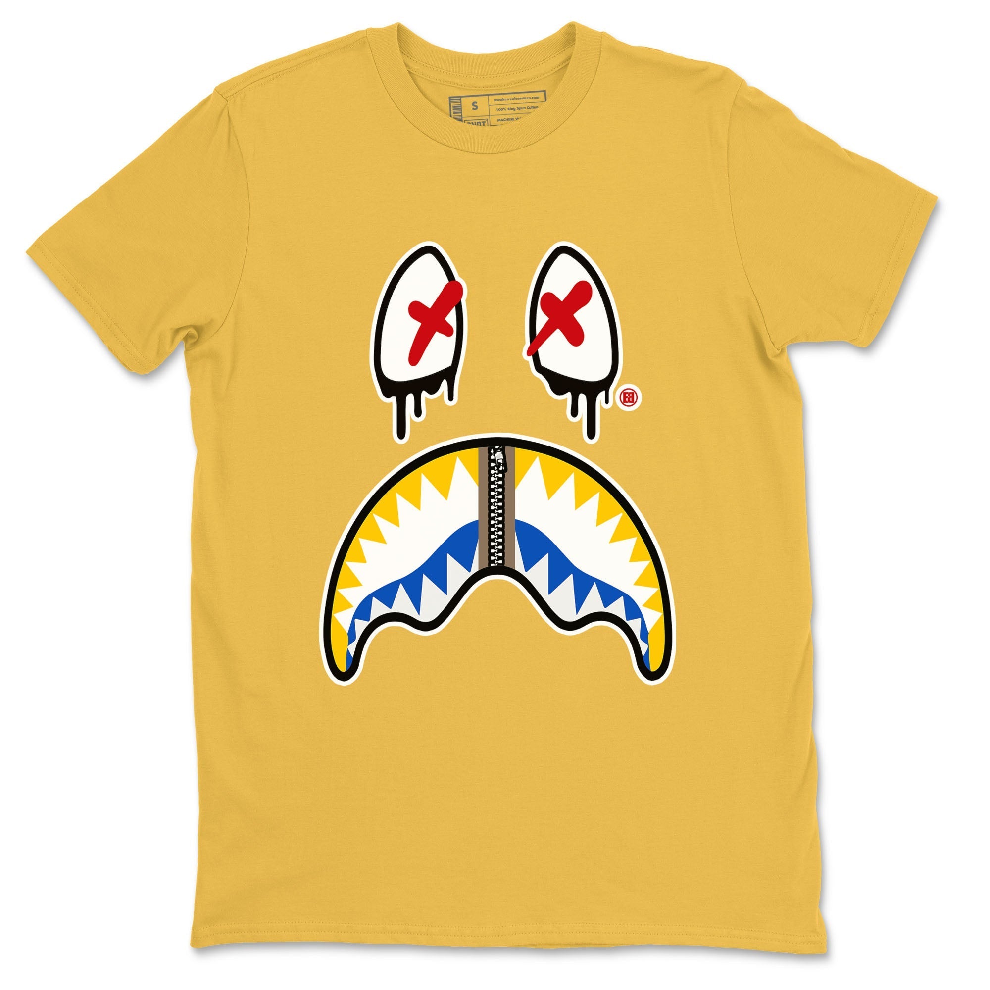 Shark Face Sneaker Tees - Air Jordan 1 Travis Scott Canary