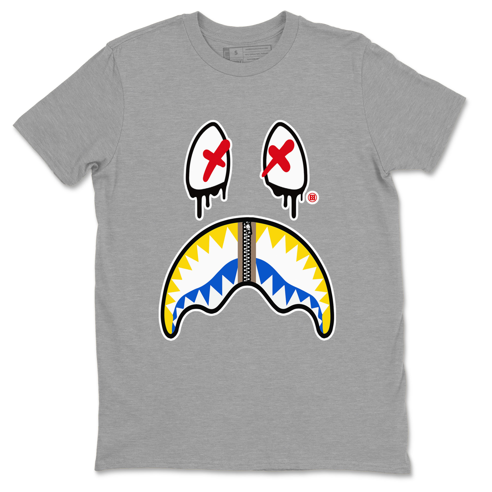 Shark Face Sneaker Tees - Air Jordan 1 Travis Scott Canary