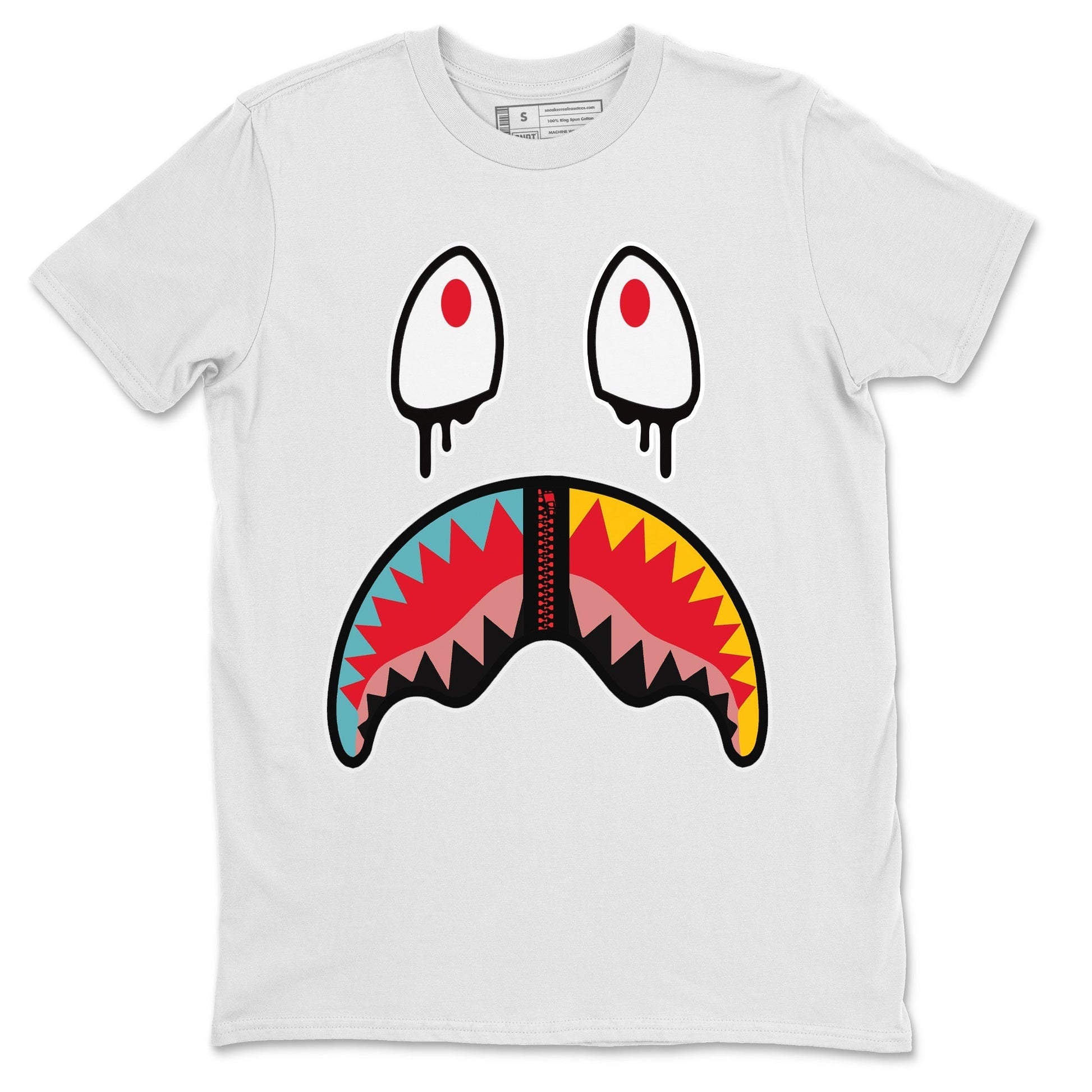 Shark Face Unisex Tops - Yeezy 700 Hi-Res Red