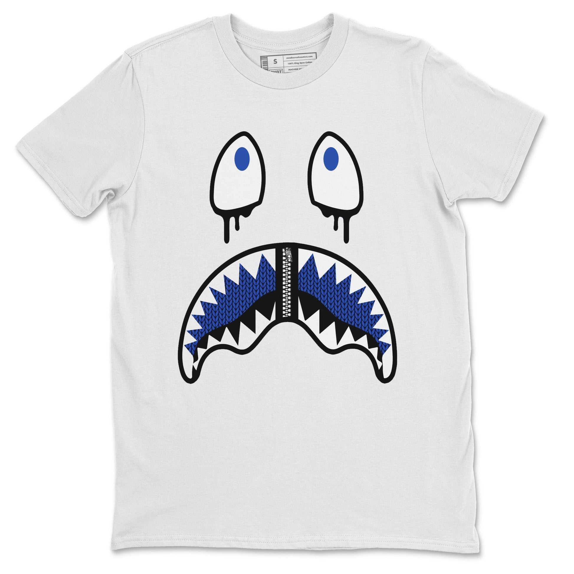 Shark Face Unisex Tops - Yeezy 350 Dazzling Blue