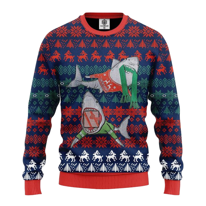 Shark Funny Ugly Christmas Sweater Amazing Gift Idea Thanksgiving Gift ? Usalast