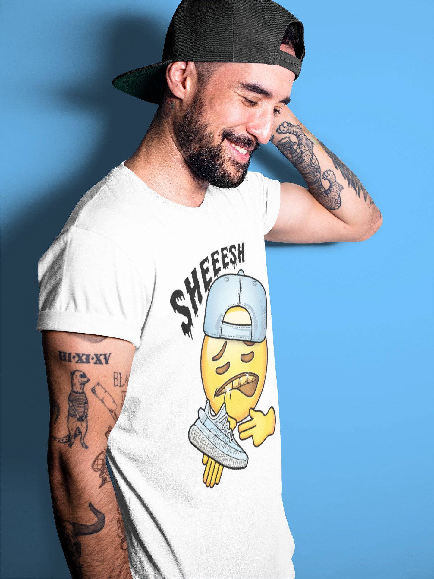 Sheesh Unisex Tops - Yeezy 350 Mono Ice