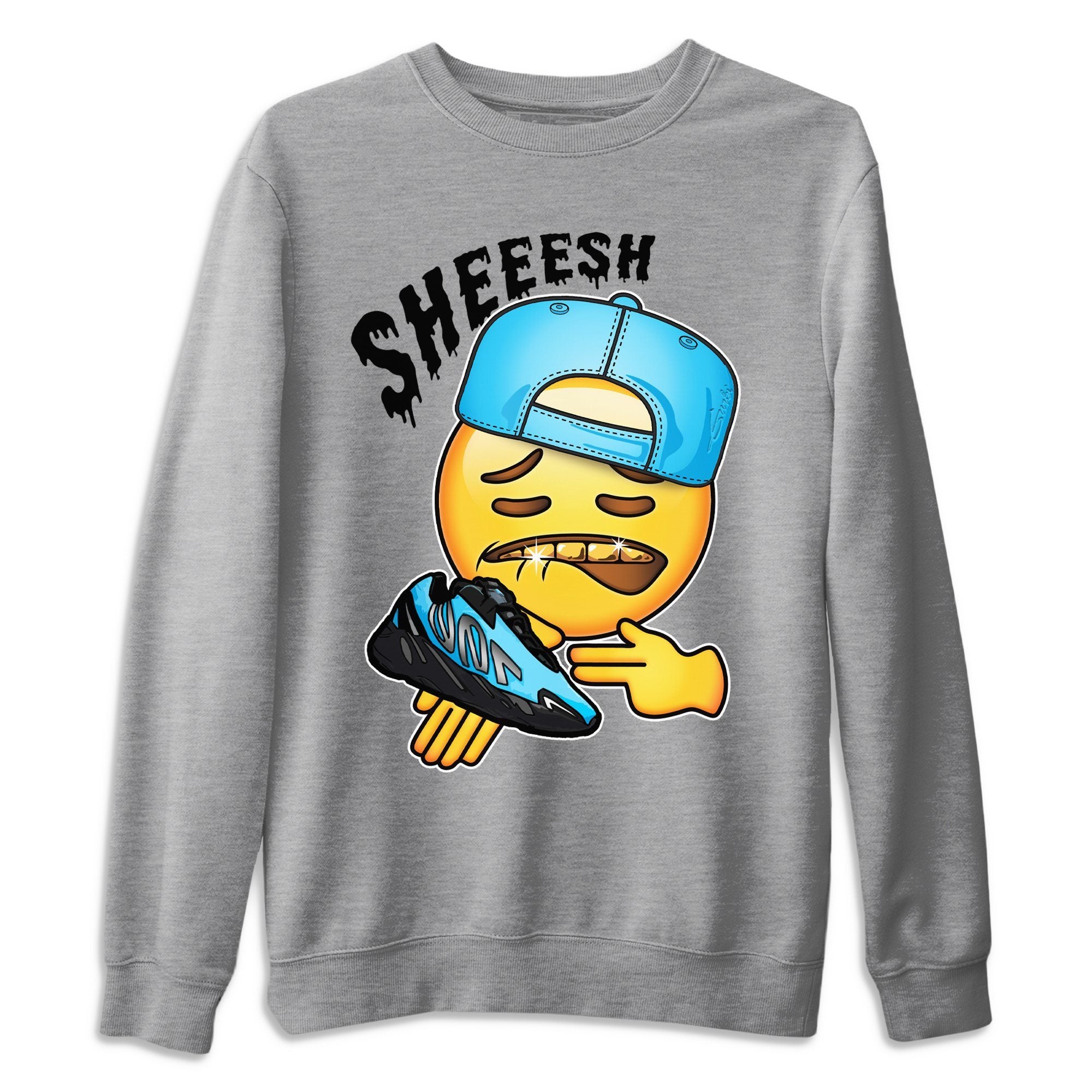 Sheesh Unisex Tops - Yeezy 700 Bright Cyan