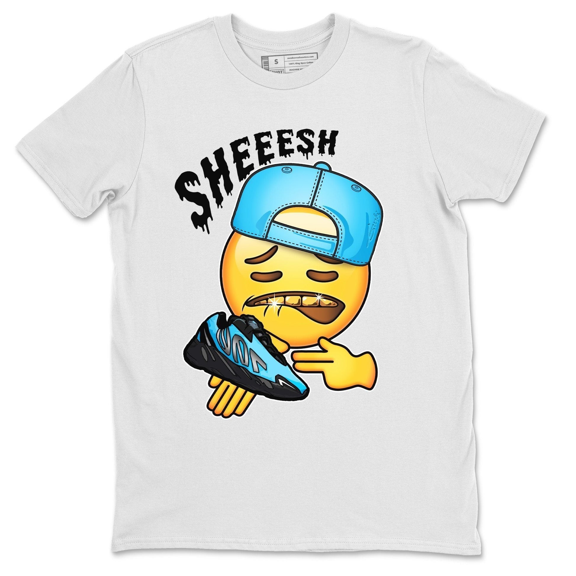 Sheesh Unisex Tops - Yeezy 700 Bright Cyan