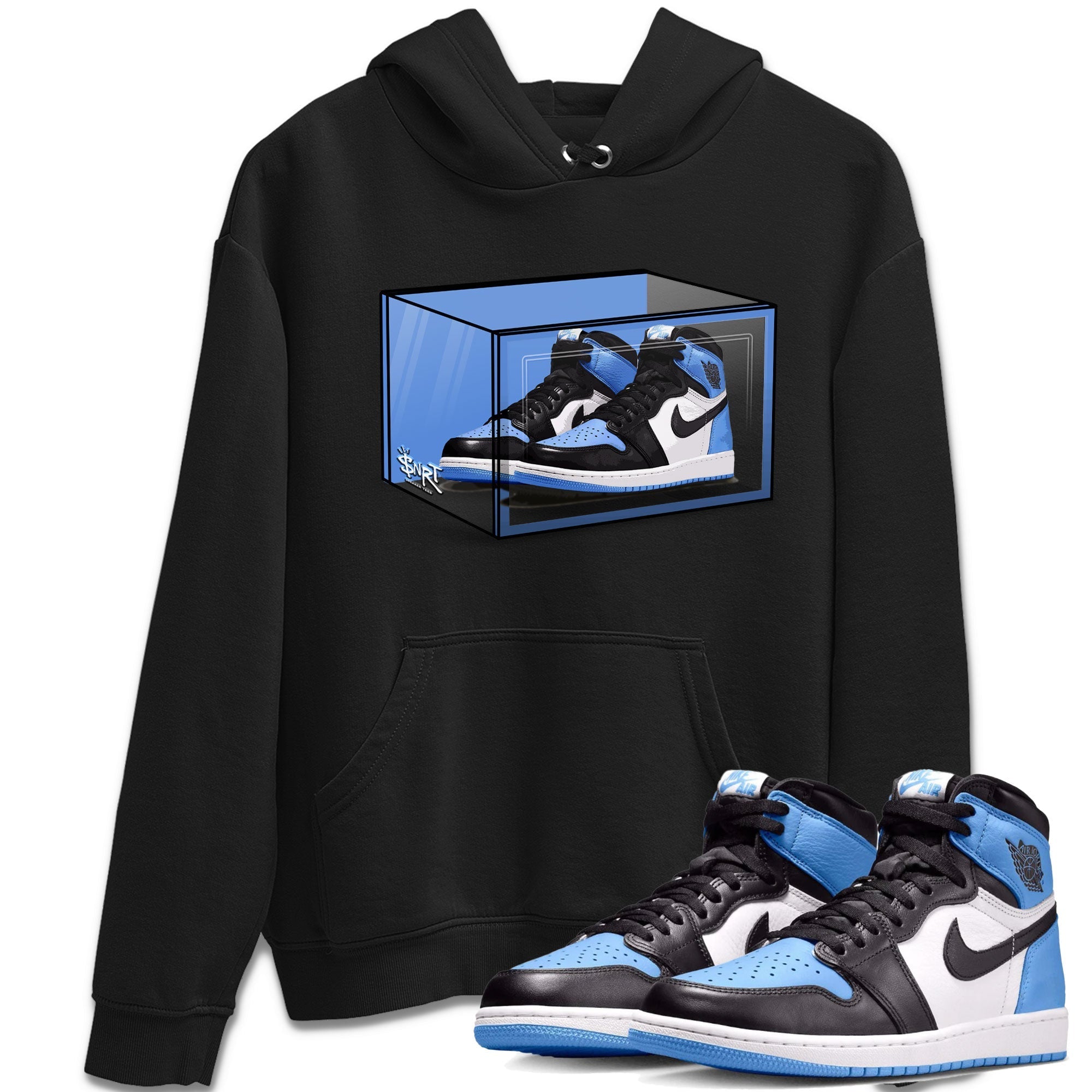 Shoe Box Sneaker Tee - Air Jordan 1 UNC Toe