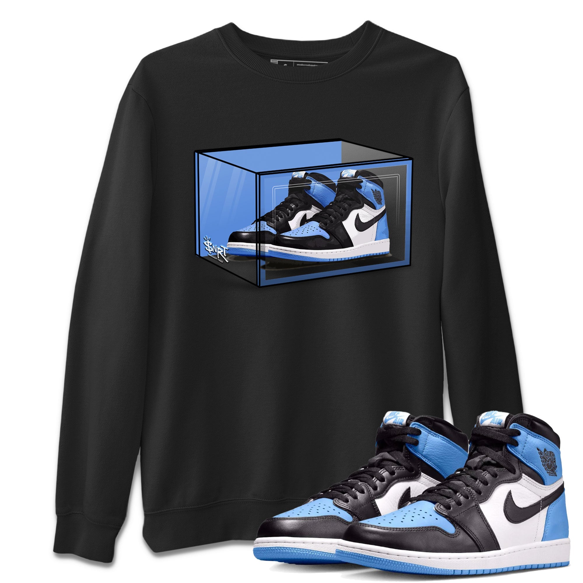 Shoe Box Sneaker Tee - Air Jordan 1 UNC Toe
