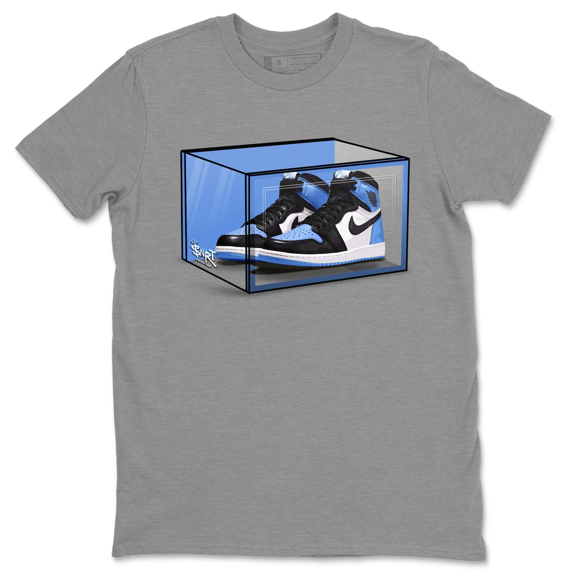Shoe Box Sneaker Tee - Air Jordan 1 UNC Toe