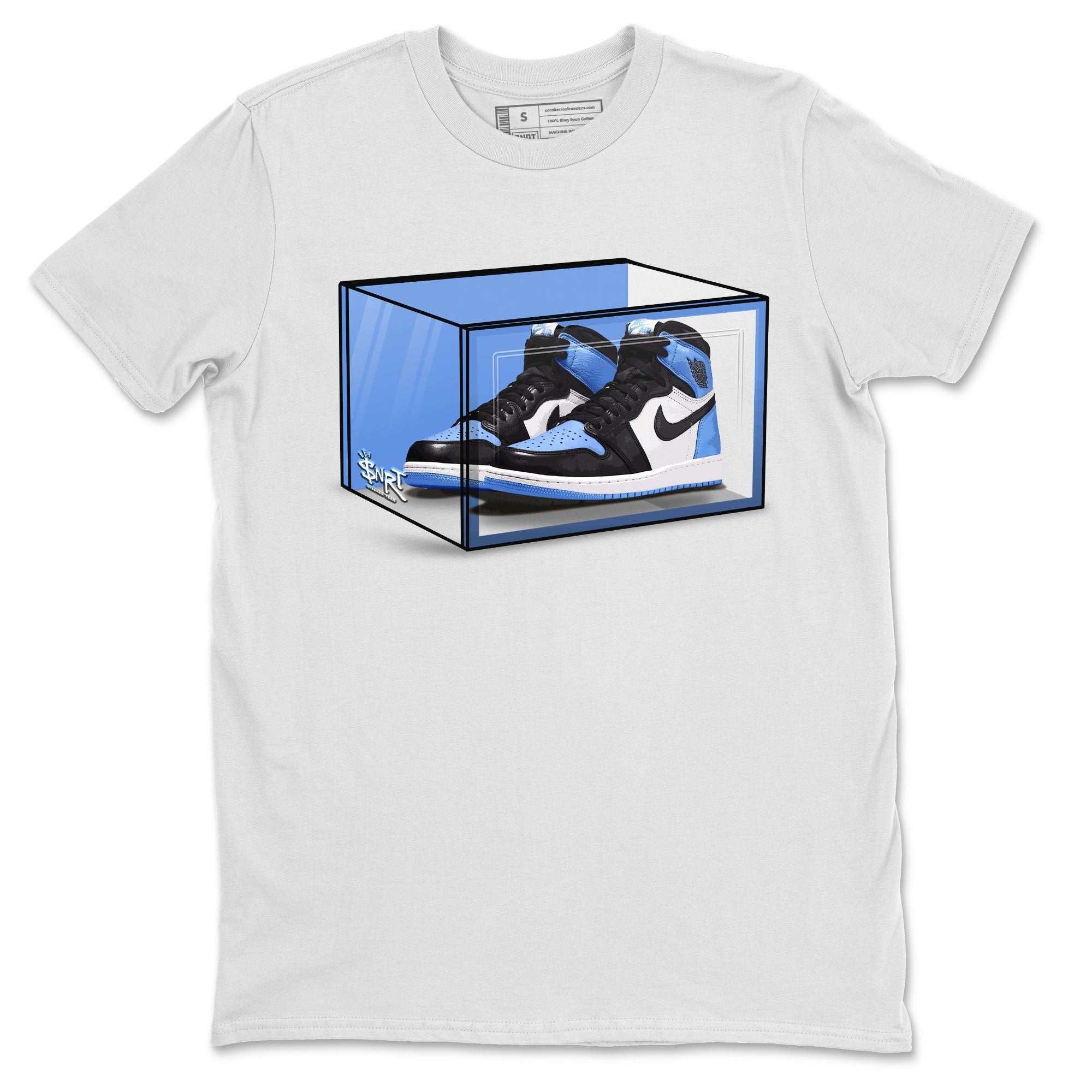 Shoe Box Sneaker Tee - Air Jordan 1 UNC Toe