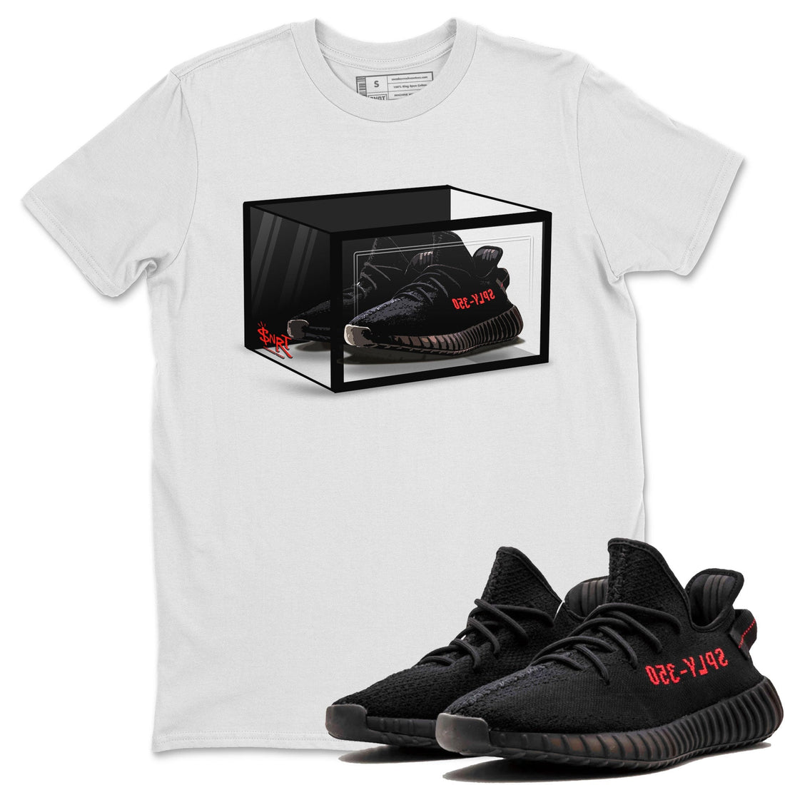 Shoe Box Sneaker Tee - Yeezy 350 Bred