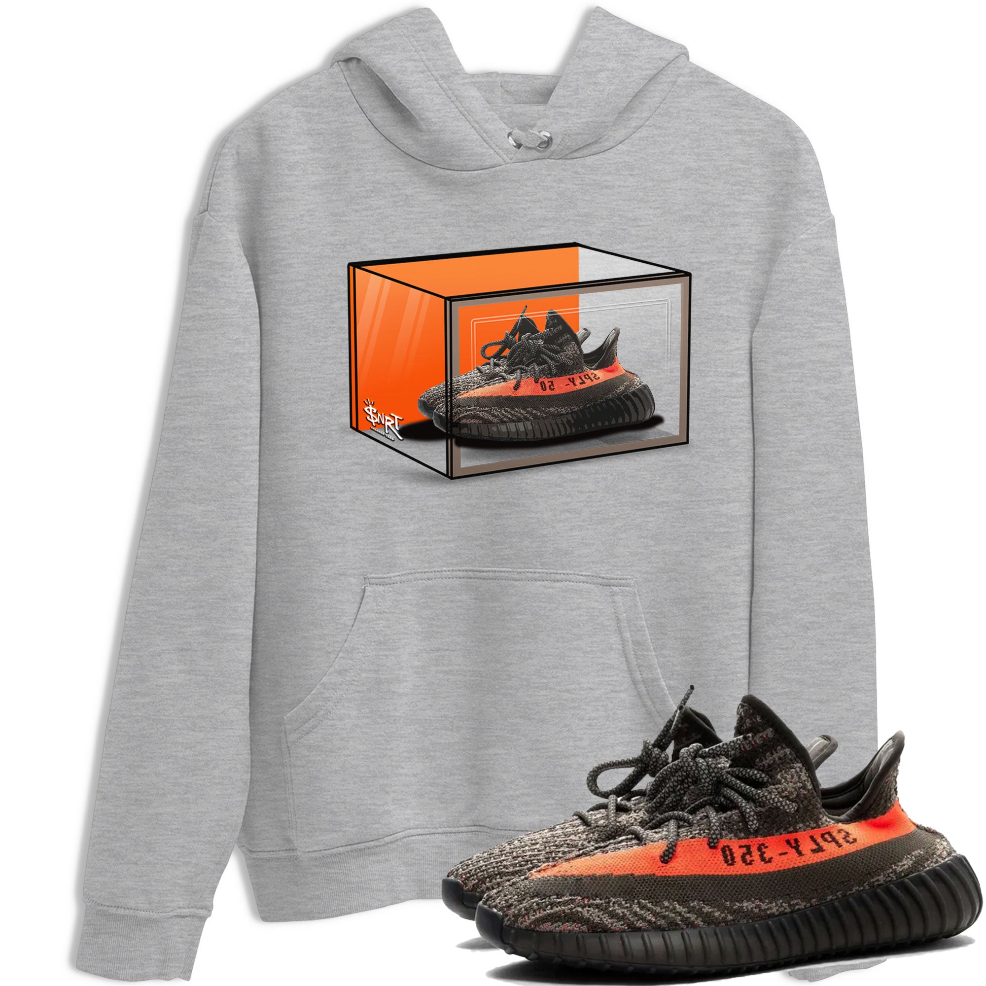 Shoe Box Sneaker Tee - Yeezy 350 Carbon Beluga