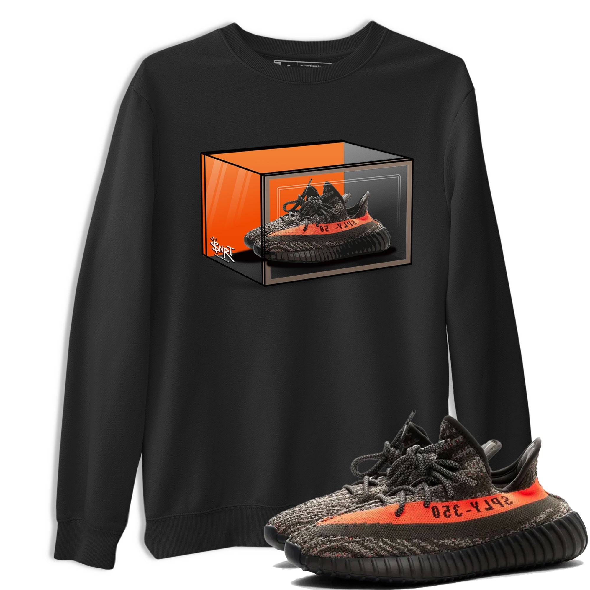 Shoe Box Sneaker Tee - Yeezy 350 Carbon Beluga