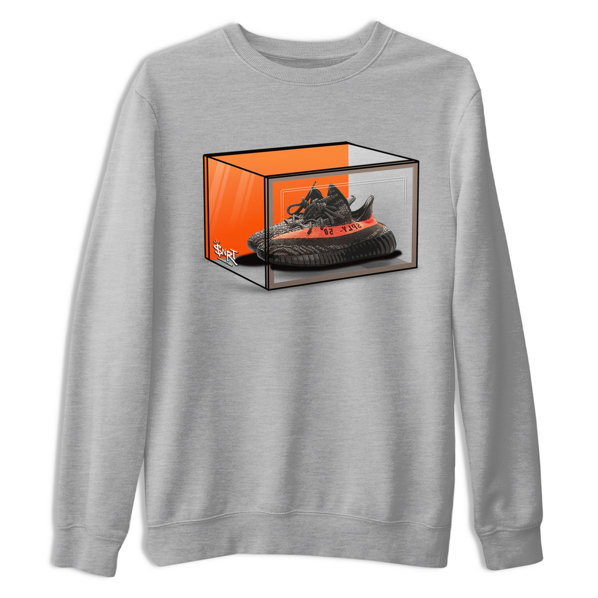 Shoe Box Sneaker Tee - Yeezy 350 Carbon Beluga