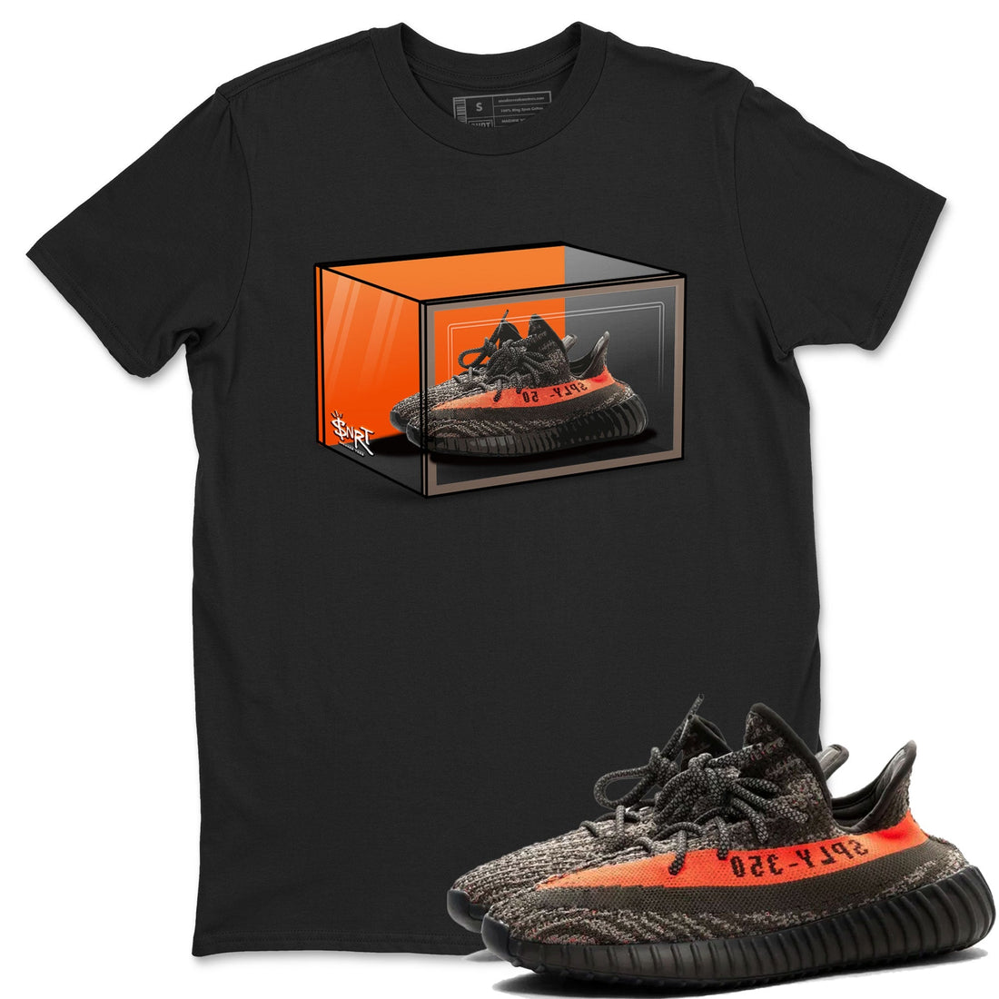 Shoe Box Sneaker Tee - Yeezy 350 Carbon Beluga