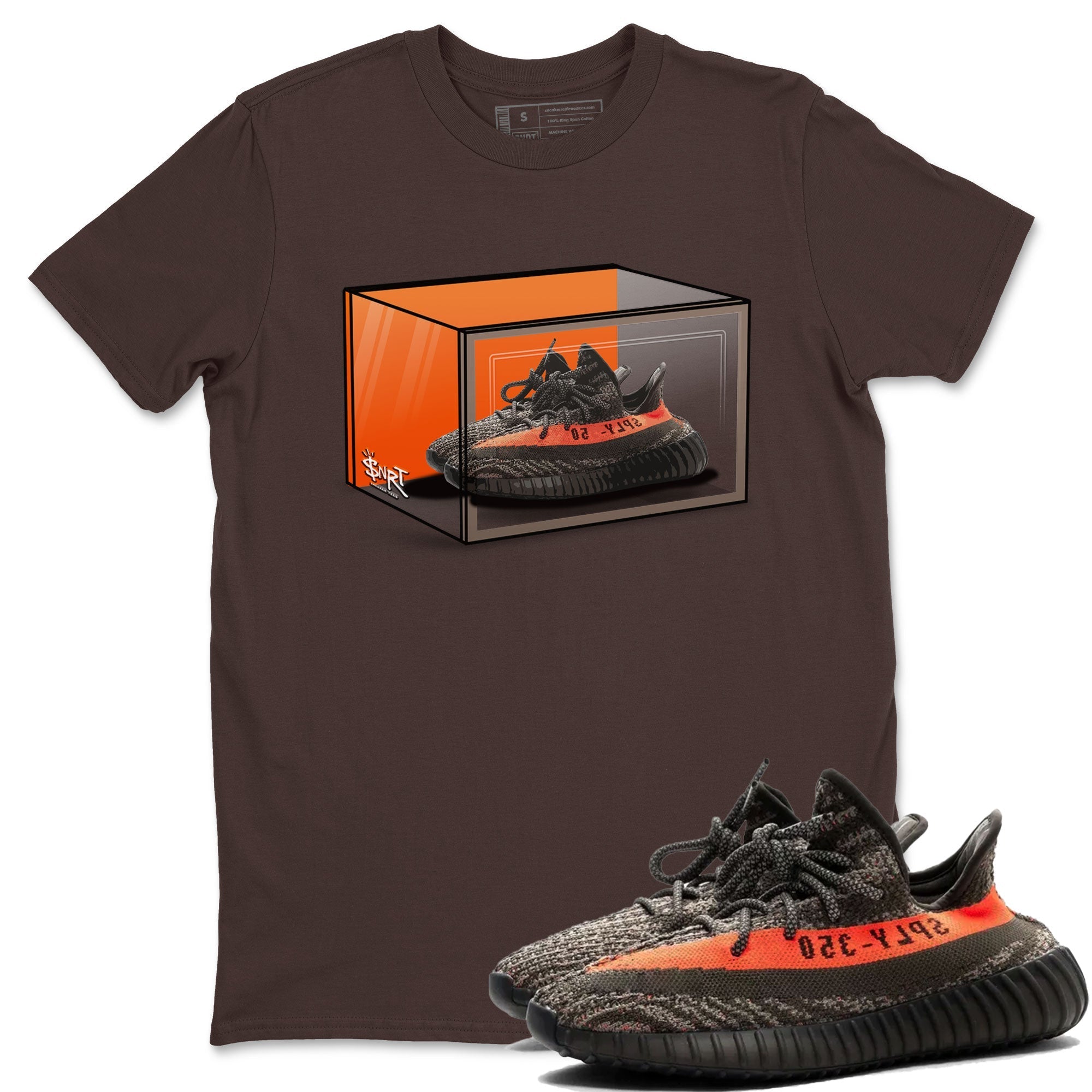 Shoe Box Sneaker Tee - Yeezy 350 Carbon Beluga