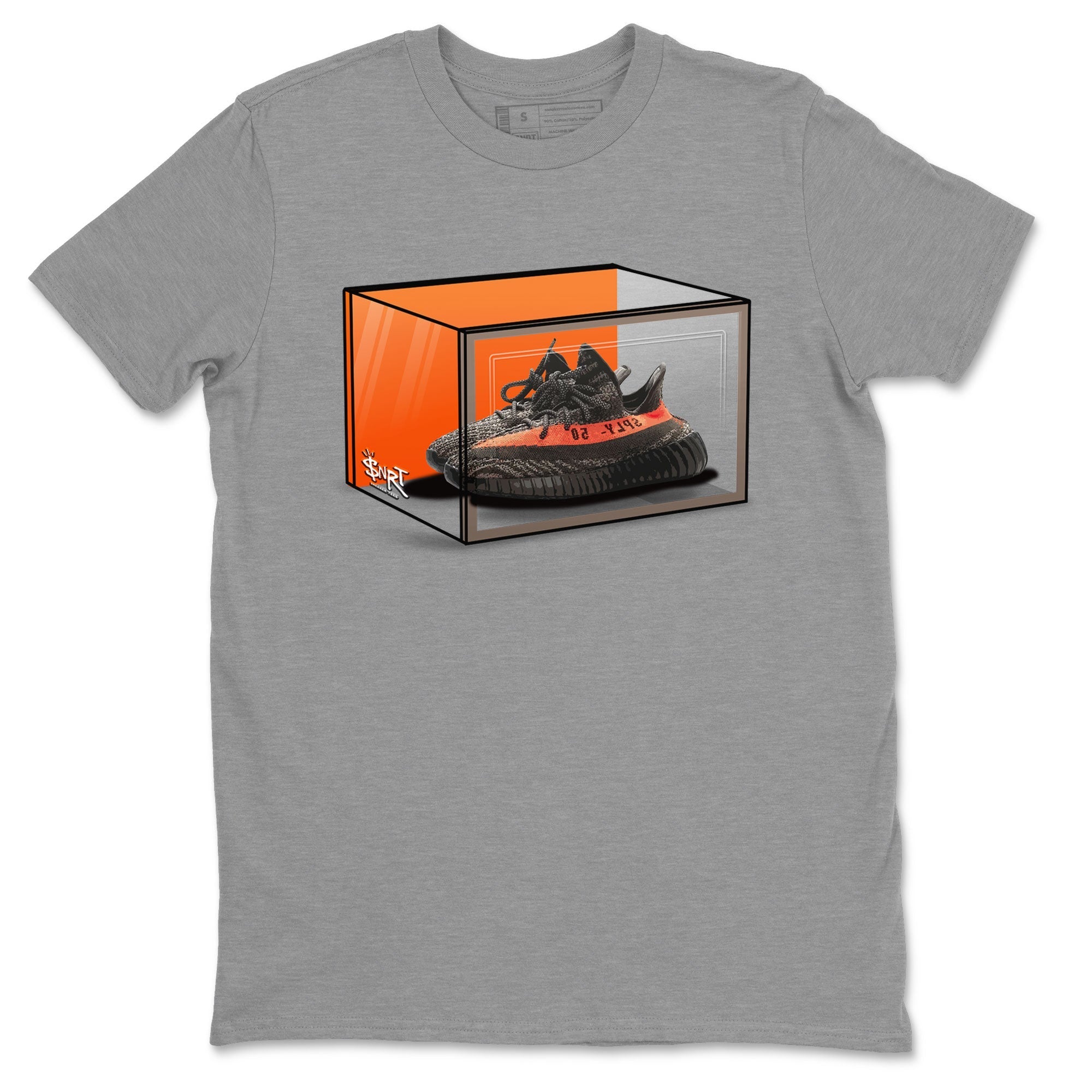 Shoe Box Sneaker Tee - Yeezy 350 Carbon Beluga
