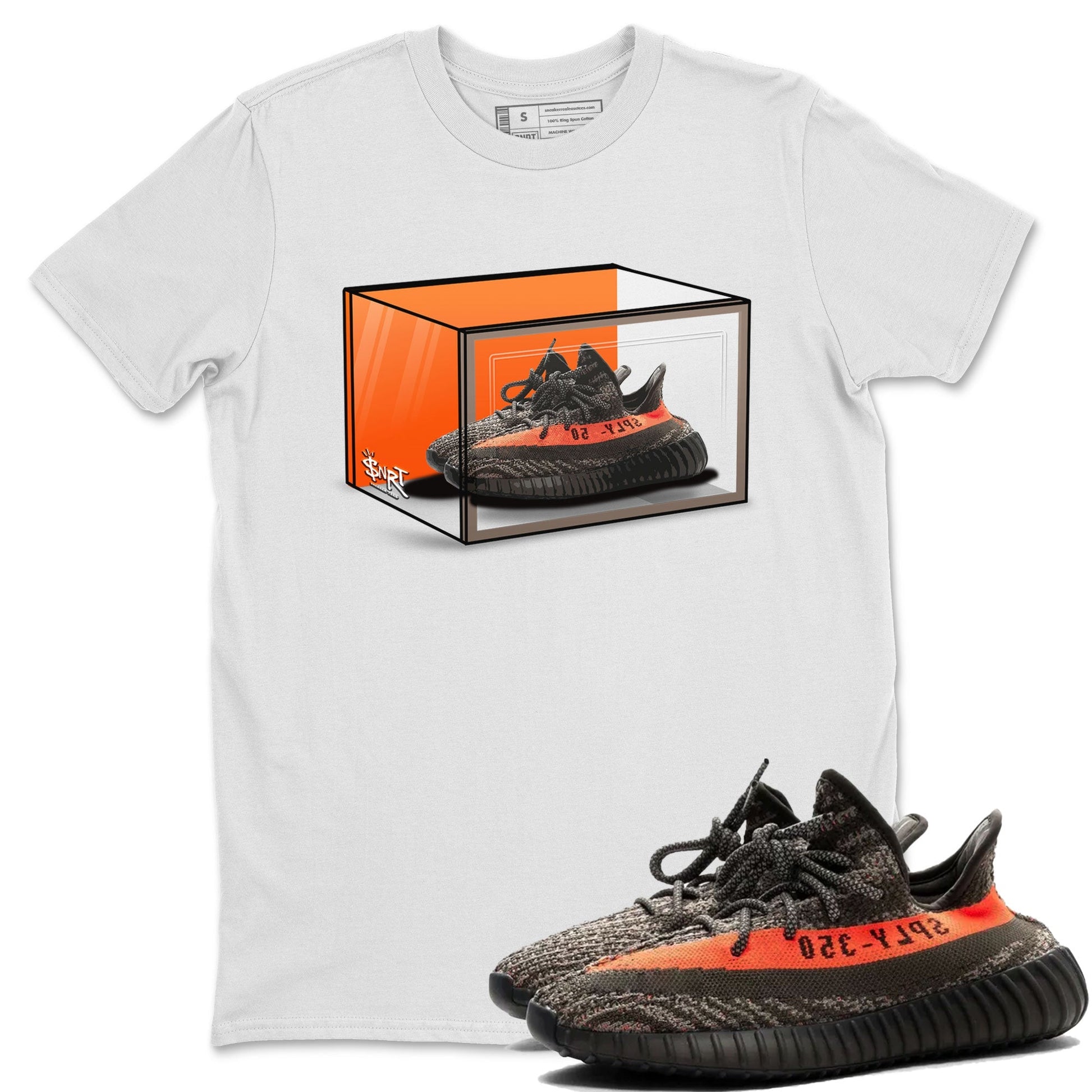 Shoe Box Sneaker Tee - Yeezy 350 Carbon Beluga