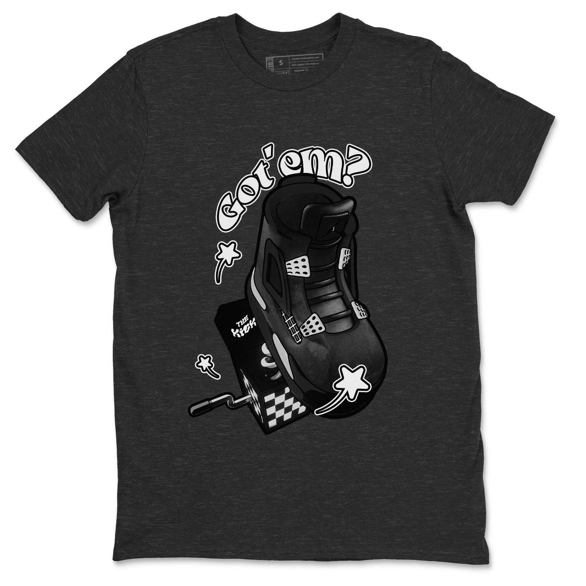 Shoe In The Box Sneaker Tees - Air Jordan 4 White Thunder