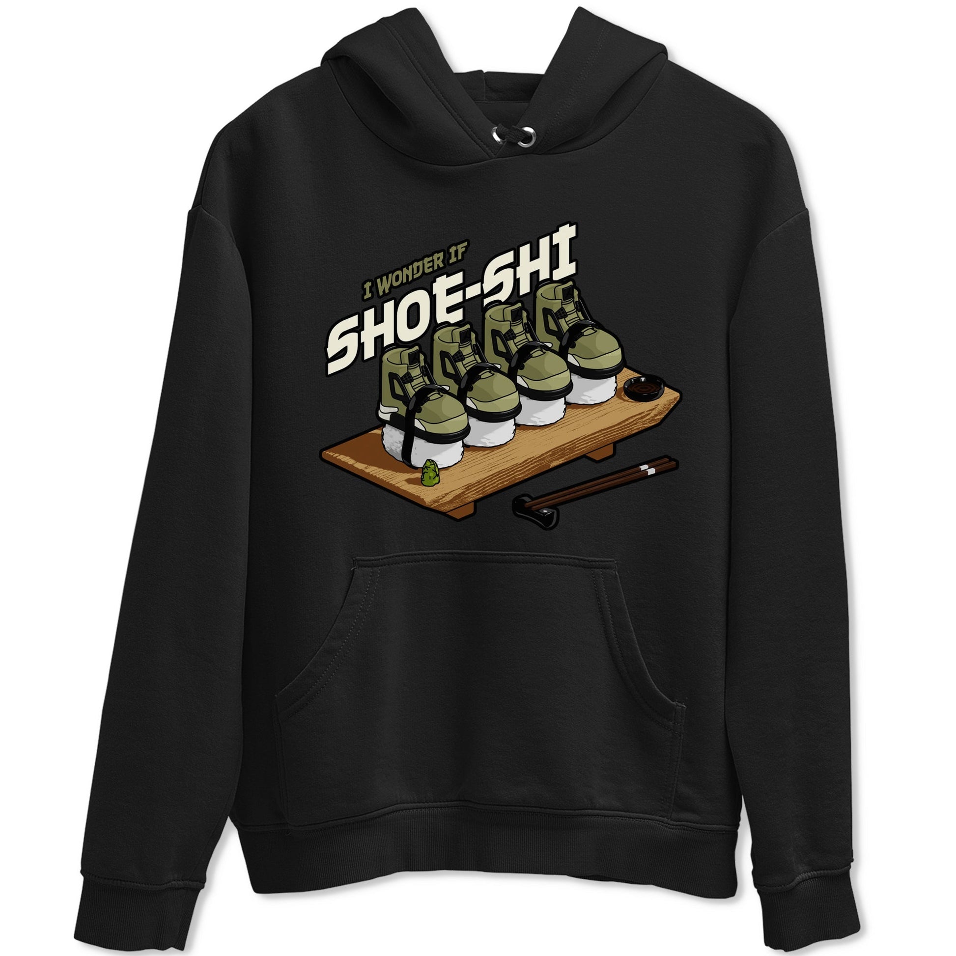 Shoe-Shi Sneaker Tee - Air Jordan 4 Medium Olive