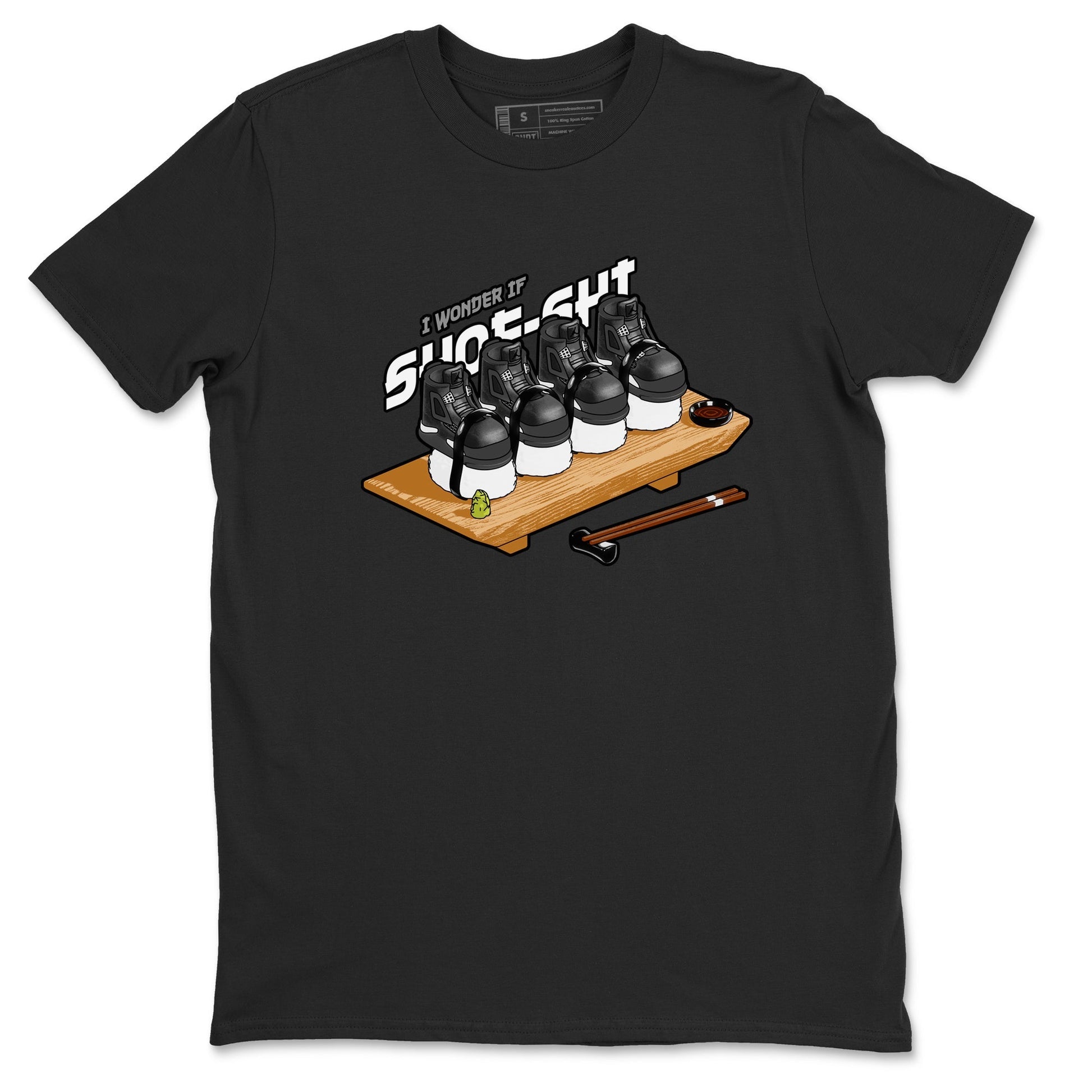 Shoe-Shi Sneaker Tees - Air Jordan 4 White Thunder