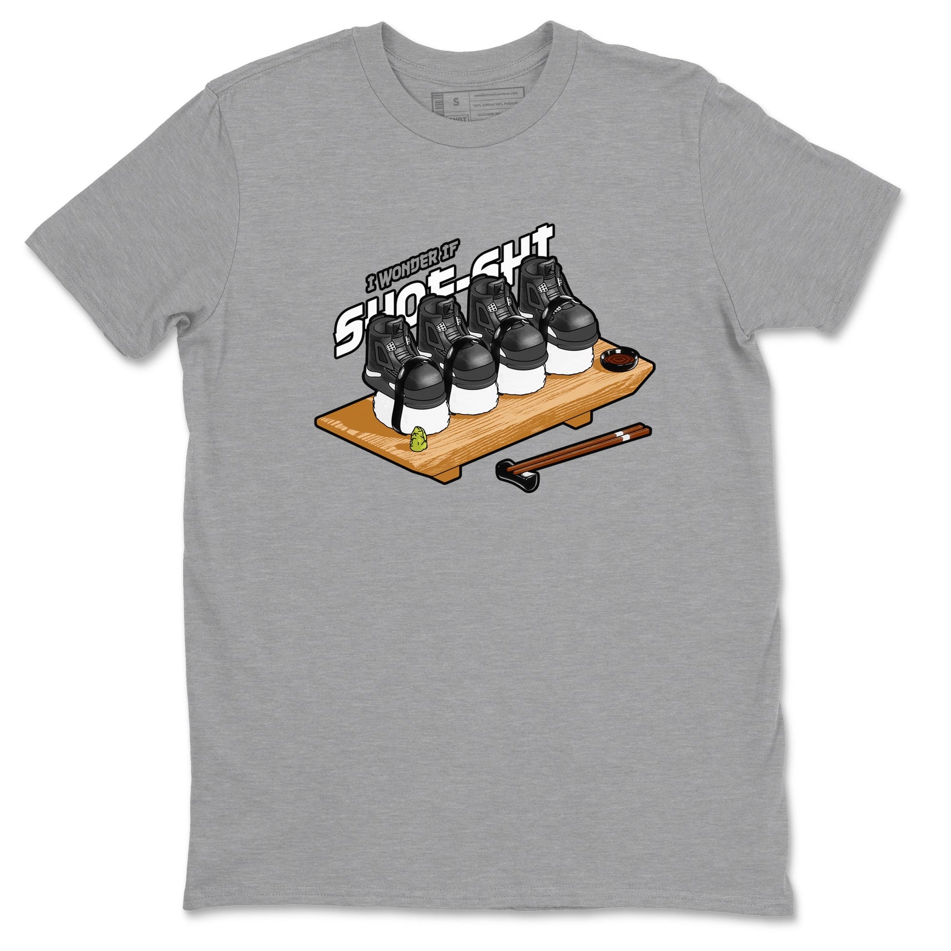 Shoe-Shi Sneaker Tees - Air Jordan 4 White Thunder