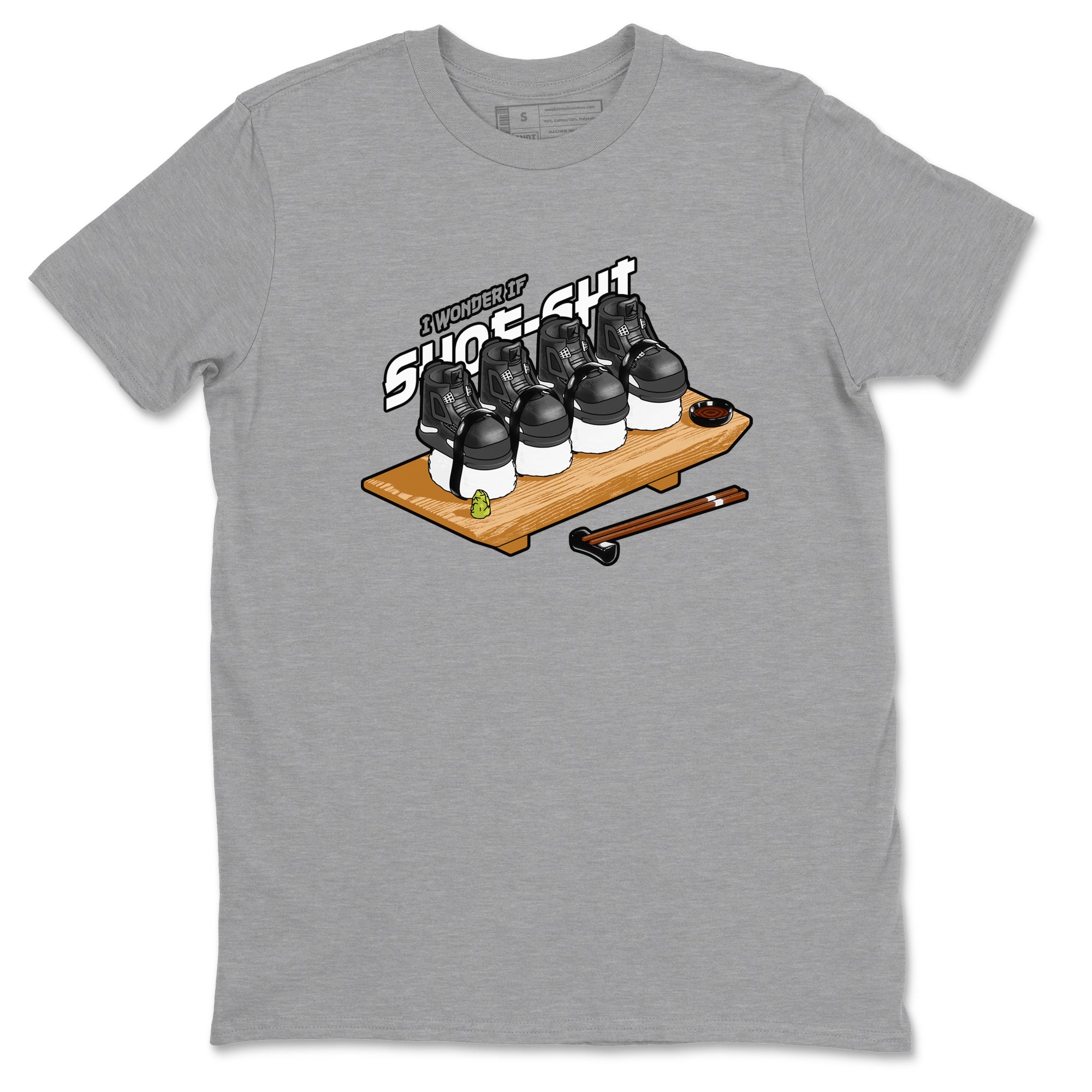 Shoe-Shi Sneaker Tees - Air Jordan 4 White Thunder