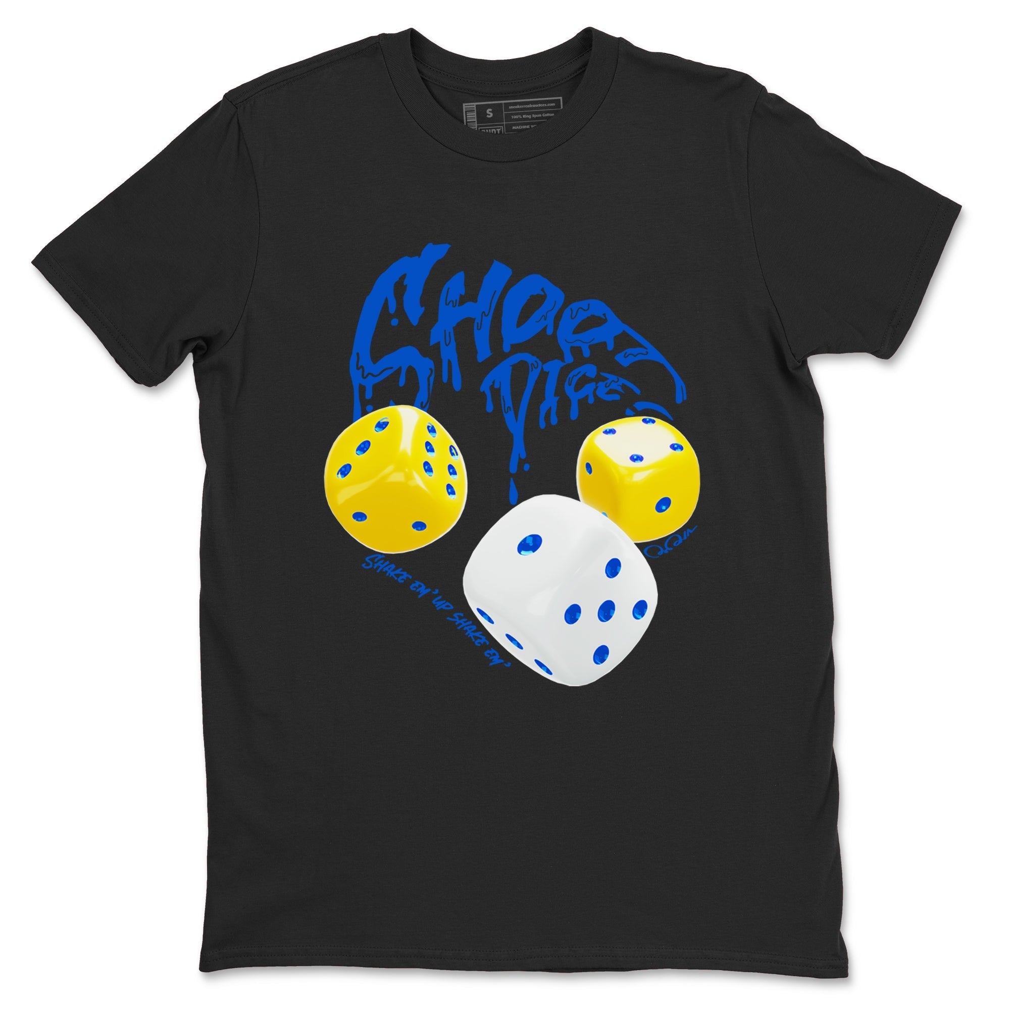 Shoot Dice Sneaker Tees - Air Jordan 1 Travis Scott Canary