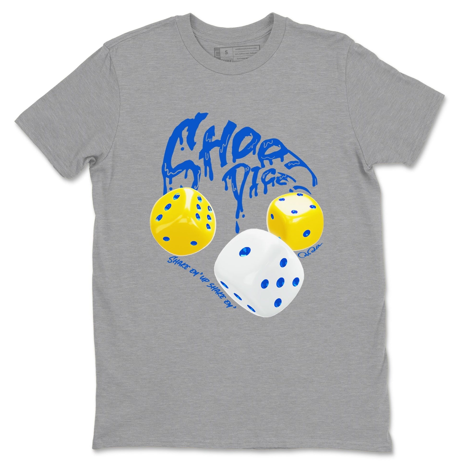 Shoot Dice Sneaker Tees - Air Jordan 1 Travis Scott Canary