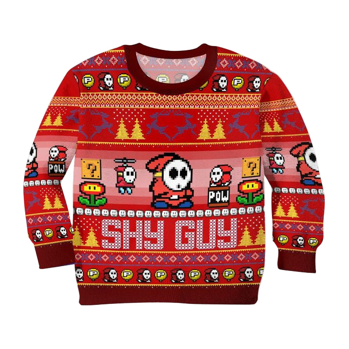 Shy Guy Super Mario Christmas Sweater ? Usalast