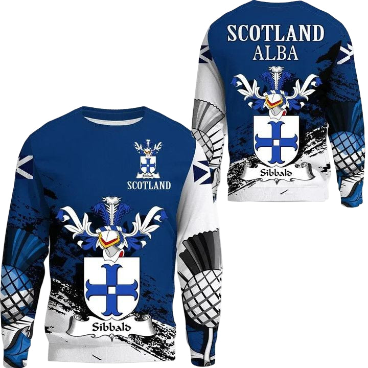 Sibbald Scottish Family Crest Scotland Special Sweater A7 ? Usalast