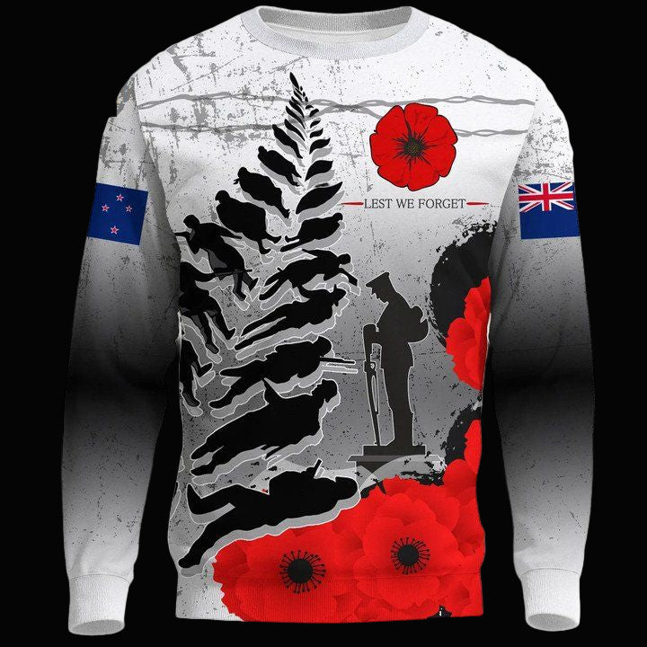 Silver Fern Sweater ? Anzac Day A21 ? Usalast