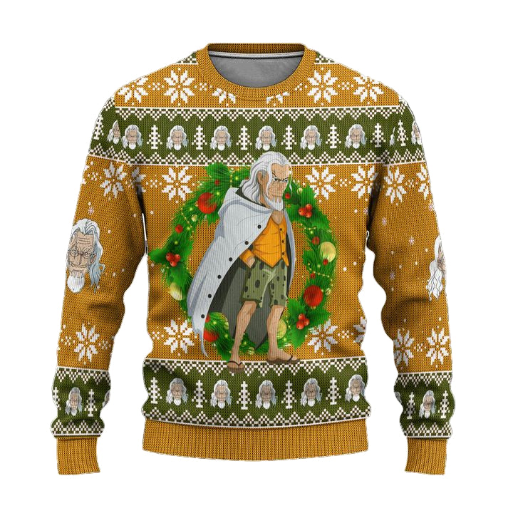 Silvers Rayleigh One Piece Anime Ugly Christmas Sweater Xmas Gift ? Usalast