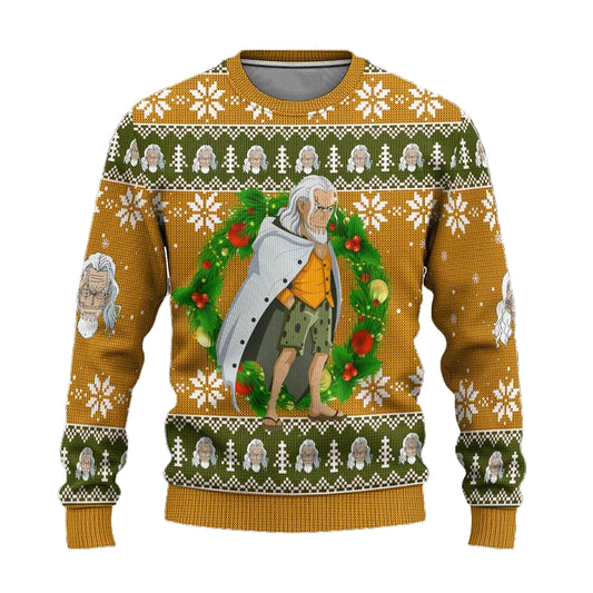 Silvers Rayleigh One Piece Anime Ugly Christmas Sweater Xmas Gift ? Usalast