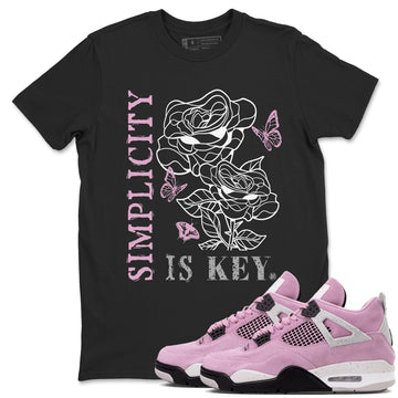 Simplicity Is Key Sneaker Tees - Air Jordan 4 Orchid