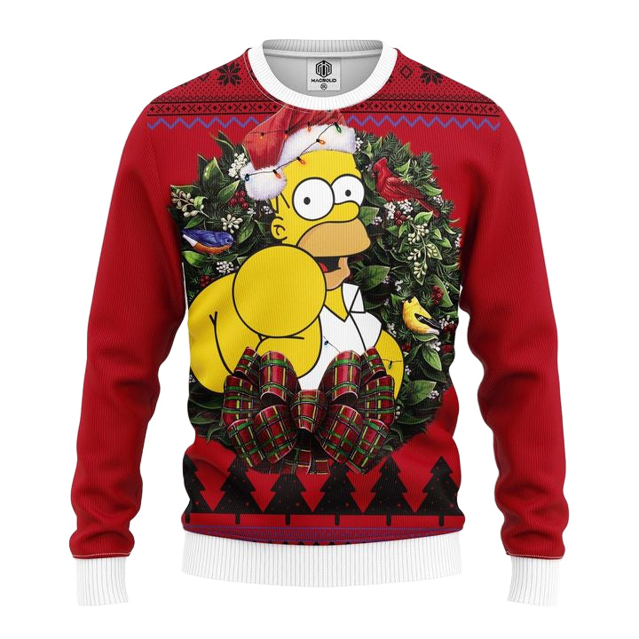 Simpsons Homer Noel Mc Ugly Christmas Sweater Thanksgiving Gift ? Usalast