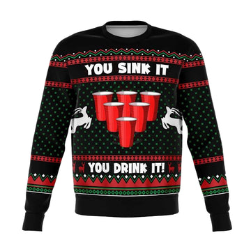 Sink And Drink For For Meme 3d Ugly Christmas Sweater ? Usalast