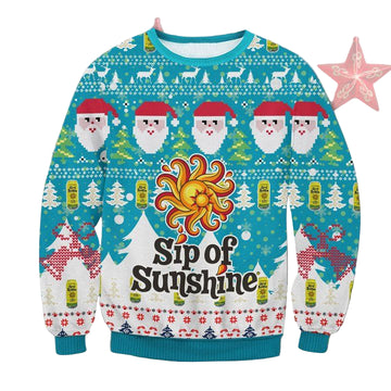 Sip Of Sunshine Beer Ugly Christmas Sweater 2022 ? Usalast