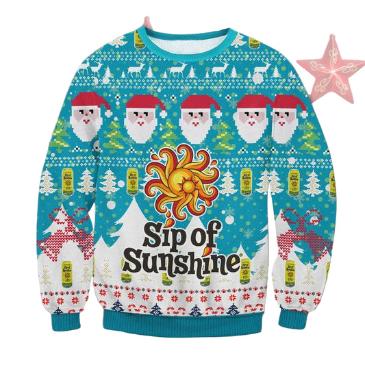 Sip Of Sunshine Beer Ugly Christmas Sweater 2022 ? Usalast