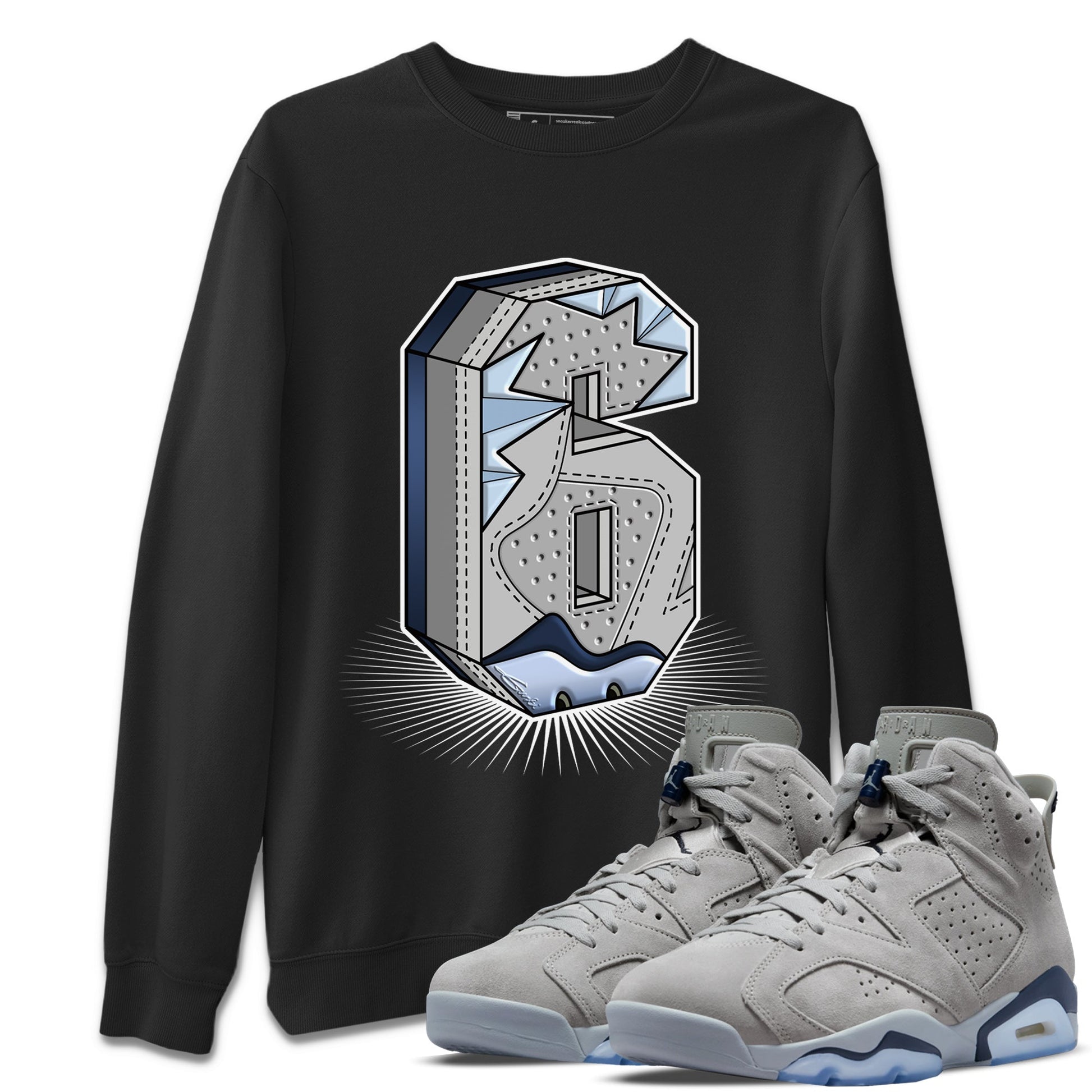 Six Statue Unisex Tops - Air Jordan 6 Georgetown