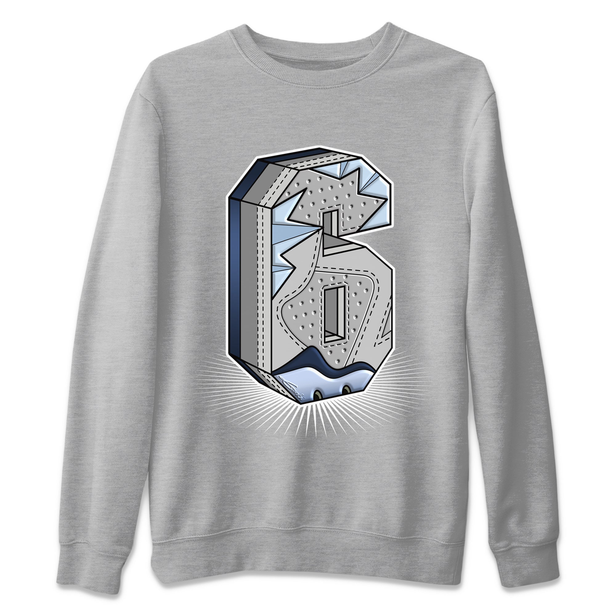 Six Statue Unisex Tops - Air Jordan 6 Georgetown